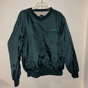 Port & Company Heineken Green Windbreaker/Golf Shirt | size L men's